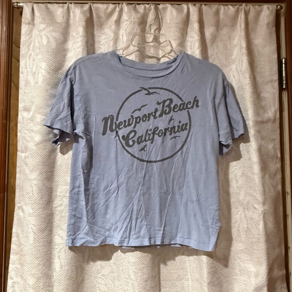 American Eagle Outfitters Blue Graphic Tee